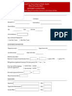Maternity Leave Form 3.25.15