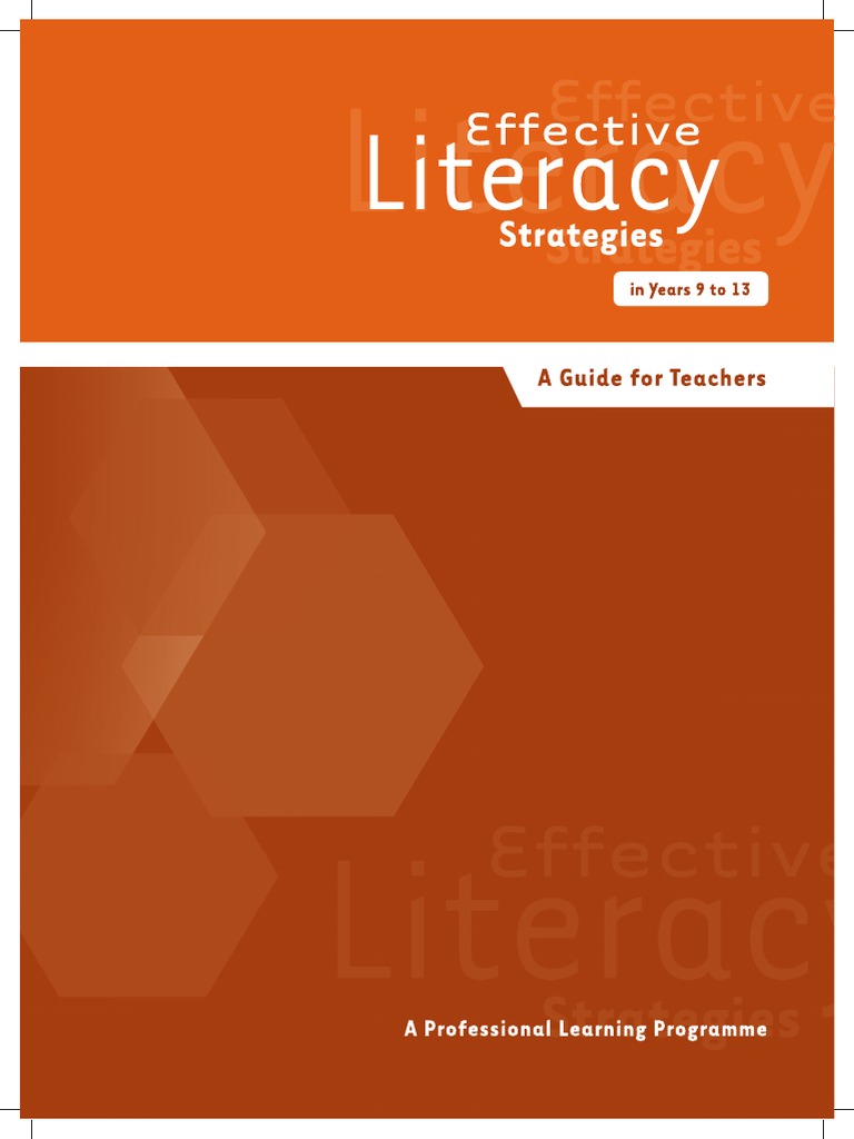 Effective Literacy Strategies | PDF | Teachers | Literacy
