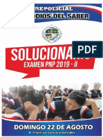 Solucionario Examen PNP 2019-II