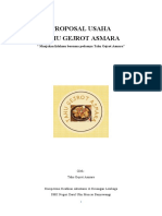 Proposal - Tahu Gejrot Asmara