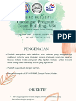 Biro Publisiti - : Cadangan Program - Team Building-V60