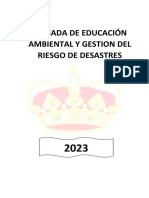 Guía de Orientaciones para La Conformación de La Brigada de Educación Ambiental y Gestión Del Riesgo de Desastres (1) Con Evidencias