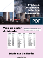 Slide de Produção, Crescimento, Inflação e Desemprego - Yago Caiaffa