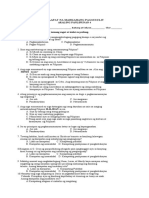 Q 4 Table of Specifications and Test Questios in Araling Panlipunan 4