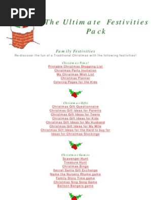 The Ultimate Festivities Pack