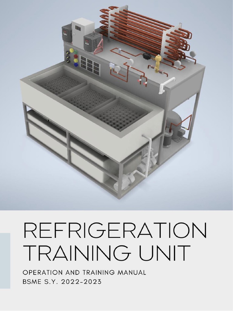 Refrigeration Training Unit Manual | PDF | Heat Exchanger | Heat Transfer