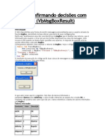 VBA - Confirmando Decisões Com o MsgBox (VbMsgBoxResult)