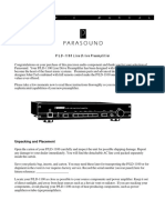 Parasound PLD-1100 Owners Manual