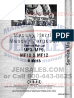 Massey Ferguson Baler Service Manual MH S Mf3!9!10