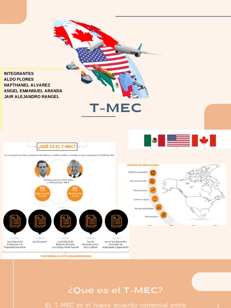 Importancia y diferencias del T-MEC | PDF | Tratado de Libre Comercio ...