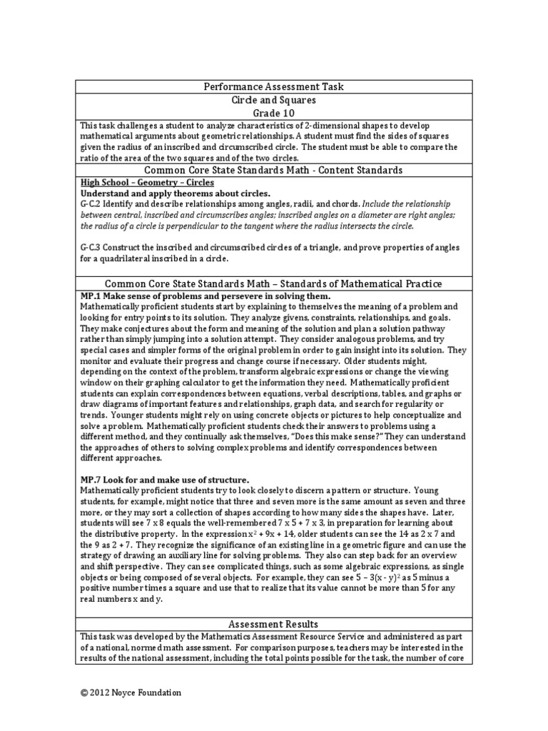 Circle and squares pdf circle mathematics