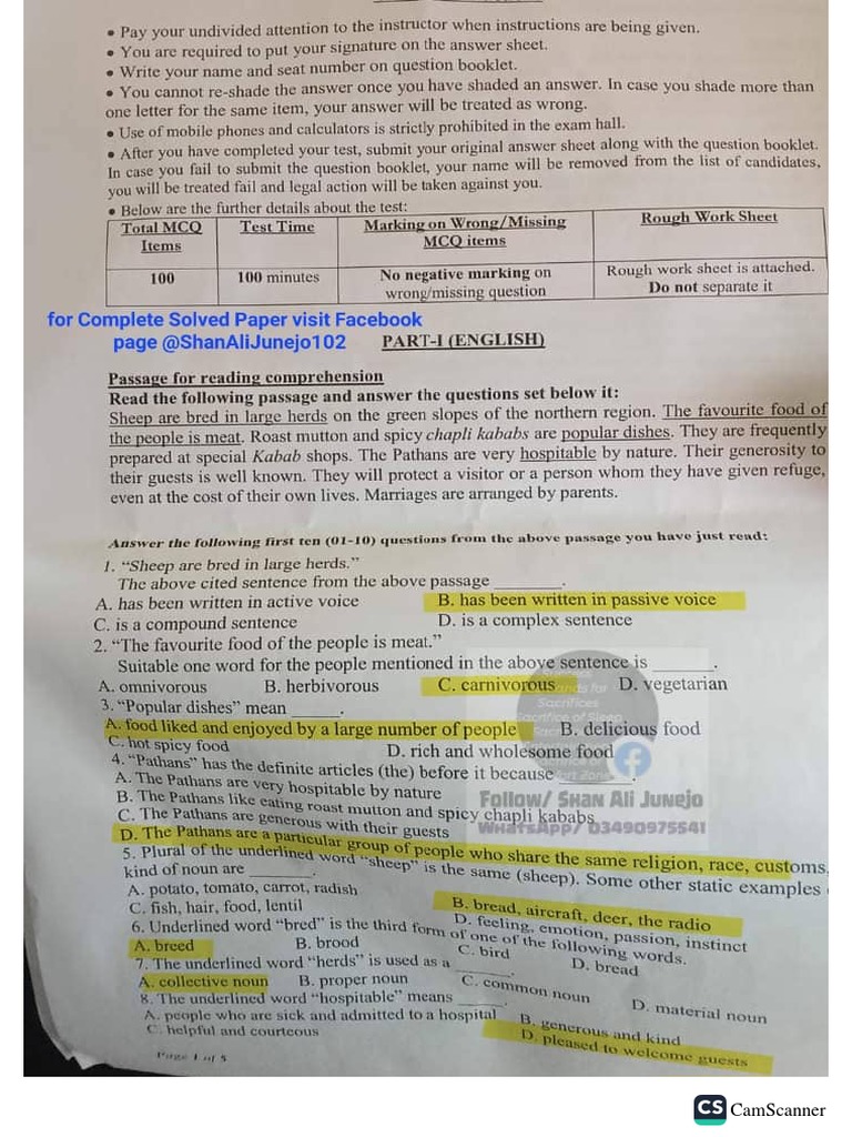 Solved STS Paper 4 Morning Batch Held On 22 June 2023 | PDF