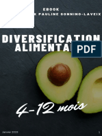 (Mille Jours) Ebook - Diversification Alimentaire