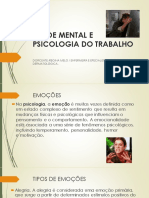 Saúde Mental e Psicologia Do Trabalho