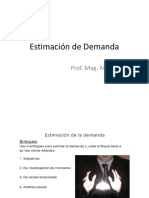 Estimación de Demanda y Su Impacto en La Logistica