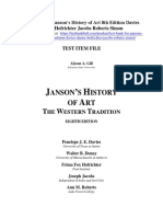 Test Bank For Jansons History of Art 8th Edition Davies Denny Hofrichter Jacobs Roberts Simon
