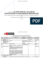 GUIA METODOLOGICA DEL TALLER FUNCIONARIOS MUNICIPALES Modificado