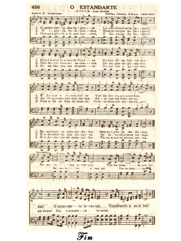 Cantor Cristao 456 Estandarte Pdf