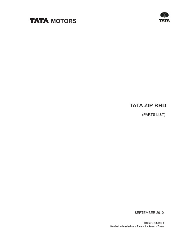 Tata Zip Body Size