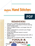 Basic Hand Stitches