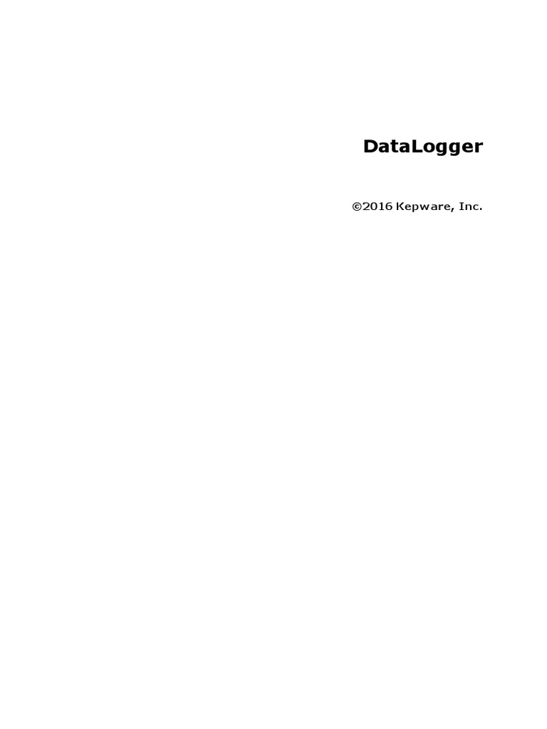DataLogger Configuration Guide | PDF | Databases | Comma Separated Values