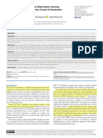 Prevalence of Anxiety and Depression Among Medical Students During The Covid-19 Pandemic: A Cross-Sectional Study