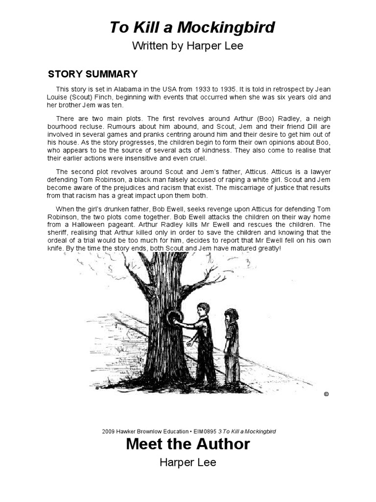 Summary of To Kill a Mockingbird | PDF | To Kill A Mockingbird | Harper Lee