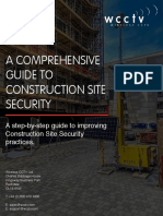 A Complete Guide To Construction Site Security - WCCTV UK