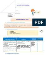 D2 A1 SESION MAT. Juntamos Hasta El 19