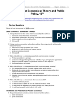 Test Bank For Modern Labor Economics Theory and Public Policy 13th Edition Ronald G Ehrenberg Robert S Smith Ronald G Ehrenberg Robert S Smith I