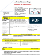 SESIÓN MATEMÁTICA (Problemas de Combinacion 2)