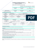 Solicitud y Requerimientos Regularizacion