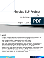 Physics ELP Project