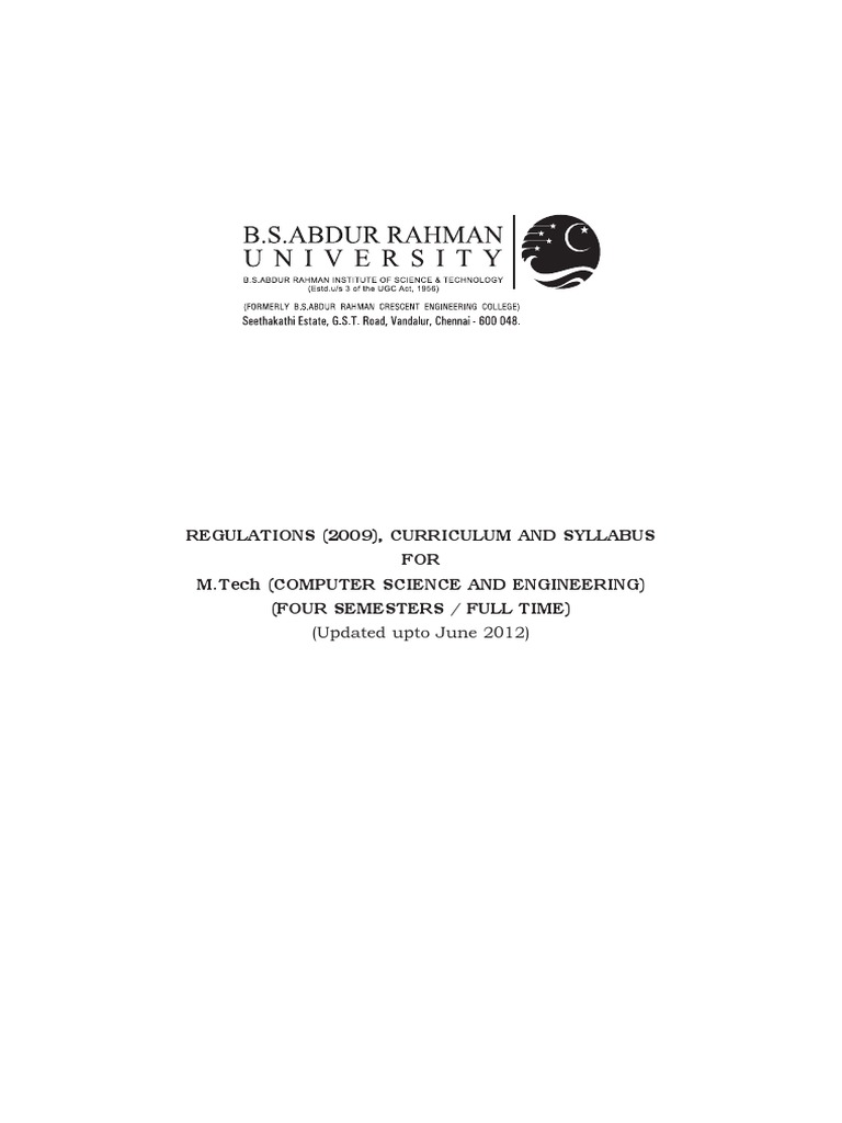 M.Tech Computer Science and Engineering - PMD (PDFDrive) | PDF | Thesis ...