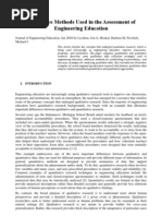 Download Qualitative Methods Used in the Assessment of Engineering Education by api-3698115 SN6552476 doc pdf