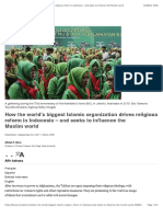 How The World's Biggest Islamic Organization Drives Religious Reform in Indonesia - and Seeks To Influence The Muslim World