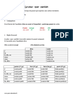 Plus Que Parfait Cm2 Leçon