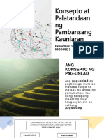 Module 1 - Konsepto at Palatandaan NG Pambansang Kaunlaran