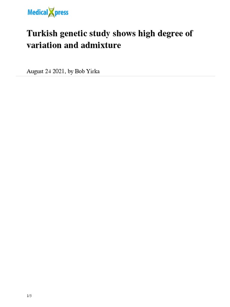 2021 08 Turkish High Degree Variation PDF Turkey Whole