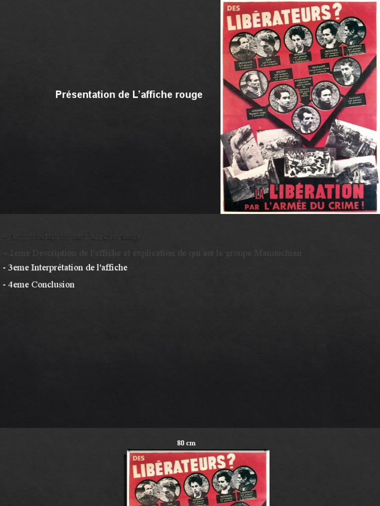 Analyse de l'Affiche Rouge | PDF | Art