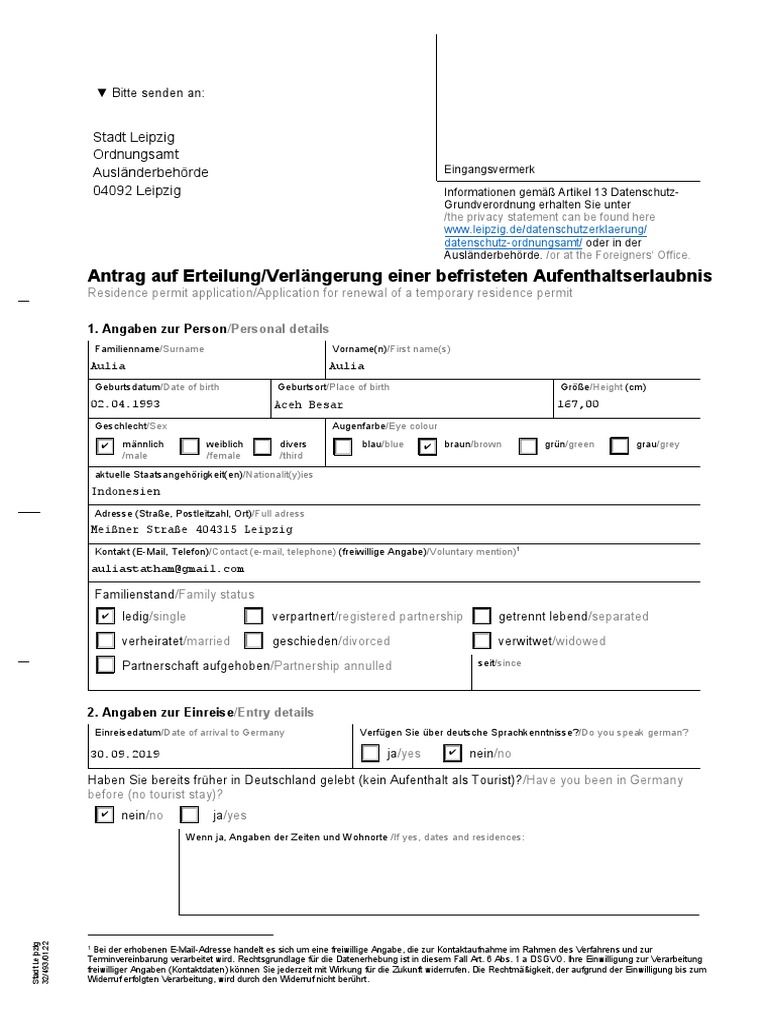 Stadtverwaltung Göttingen Antrag – DXXJ