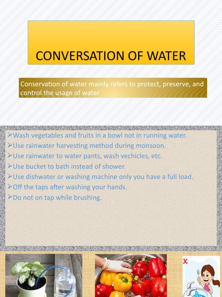 Conversation of Water | PDF