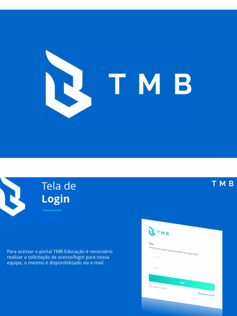 Acesso e Gestão no Portal TMB Educação | PDF | Crédito | Finanças e ...