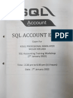 SQL Past Exam