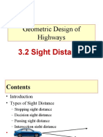 Chapter 3.2 Sight Distance