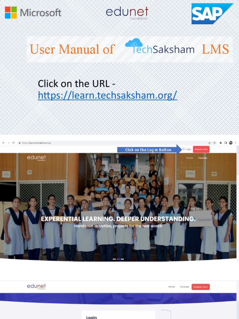 TechSaksham LMS User Manual | PDF | Career & Growth | Business