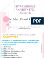 3 Intravenous Anesthetic Agents