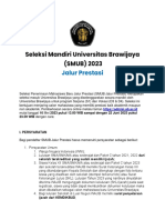 Seleksi Mandiri Universitas Brawijaya (SMUB) 2023 Jalur Prestasi