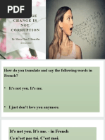 Language Change Is Not Corruption