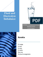 Fluid and Electrolyte Imbalance: NURS601: Fundamentals of Acute Nursing Practice DR Sara Napier